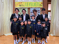 柚野木小学校・串小学校での写真